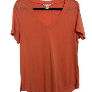 Athleta - Women's Coral V-Neck Tee Size L